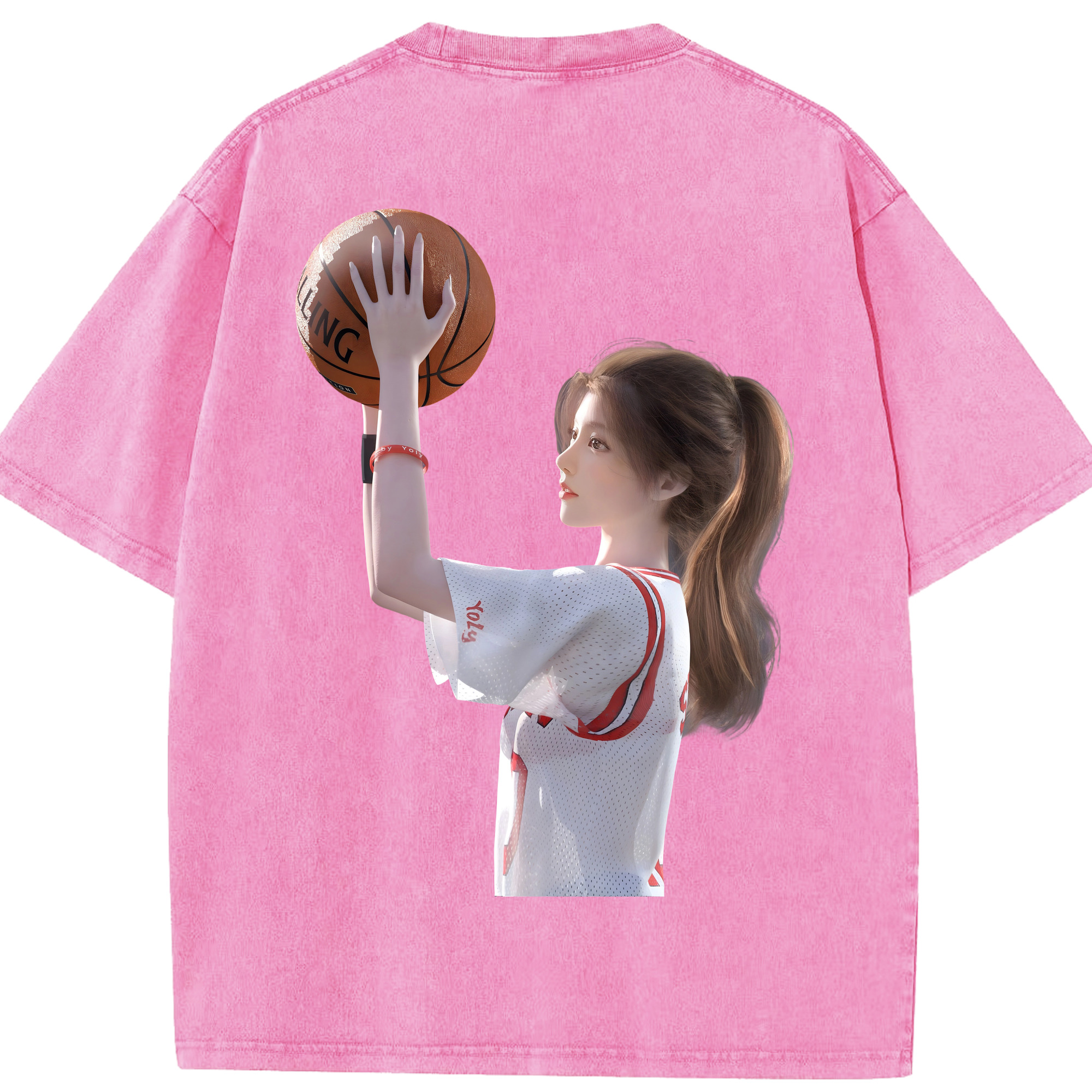 SLAM DUNK／スラムダンク 綿100% ヴィンテージ風 半袖Tシャツ（背面プリント）